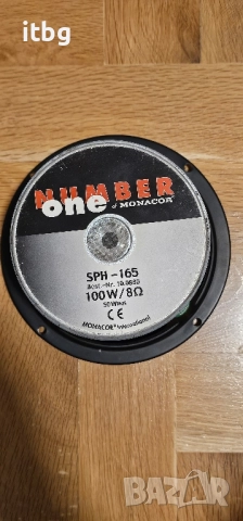 Нов 6,5" нискочестотен Monacore SPH-165 8om 50/100W, снимка 2 - Тонколони - 52530241