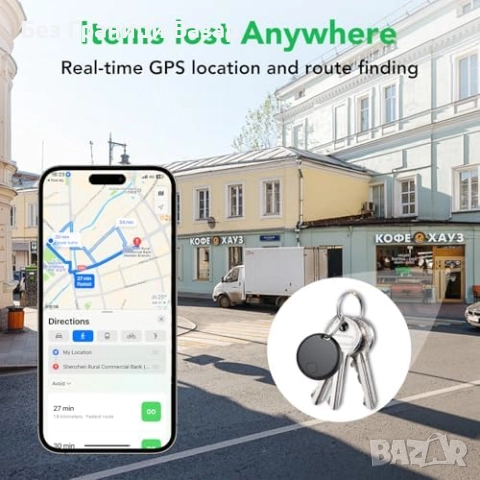 Нови Тракери за ключове и багаж 4 броя – съвместими с Apple Find My, IP67, снимка 3 - Друга електроника - 52508044