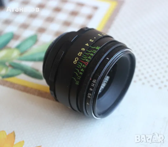 Helios 44-2 58mm бленда f/2, снимка 1 - Обективи и филтри - 49369669