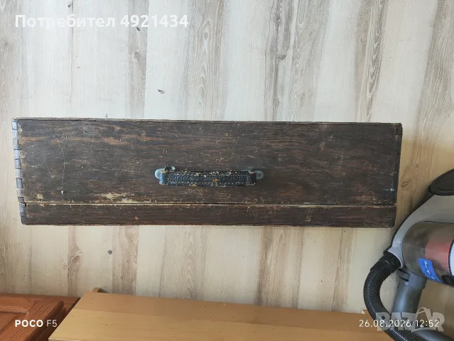 Стар дървен куфар , снимка 3 - Куфари с инструменти - 55816654