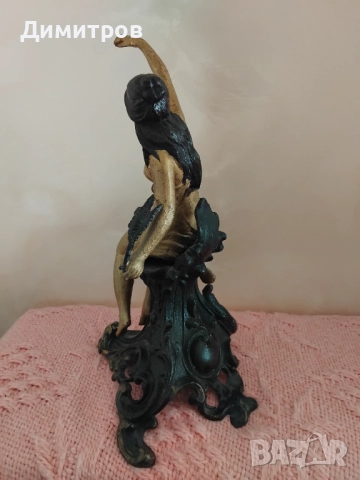 Старинна скулптура пластика , снимка 2 - Антикварни и старинни предмети - 52787400