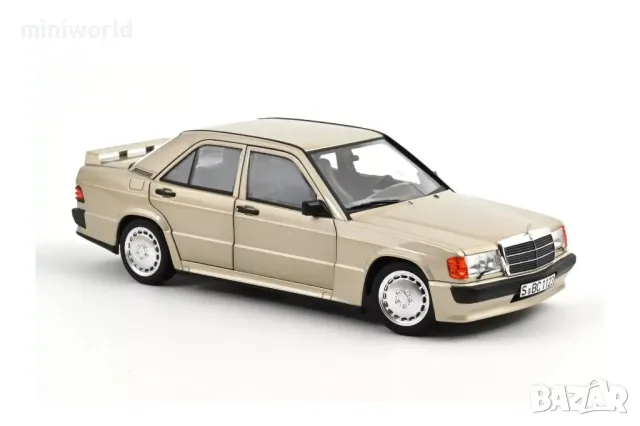 Mercedes-Benz 190E мотор 2.3-16 W201 от 1984 - мащаб 1:18 на Norev моделът е нов в кутия
