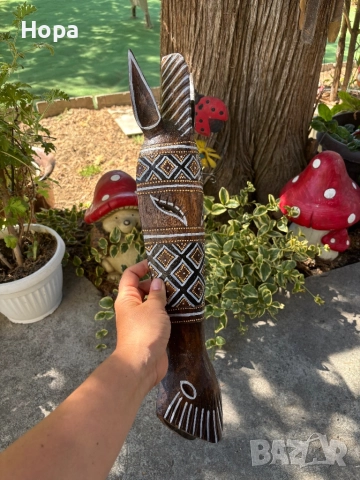 Маска за стена от дърво 50см. Последен 1 брой., снимка 3 - Пана - 36436122