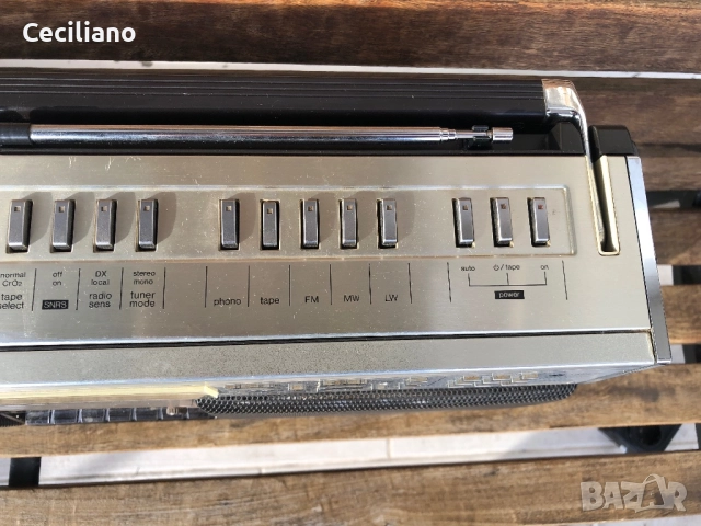 Радиокасетофон 💥Sharp GF-9595E(45w) -Рядък,в състояние!, снимка 11 - Радиокасетофони, транзистори - 52842207