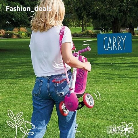 Нов Сгъваем детски скутер с 3 колела Trunki Тротинетка за деца подарък Коледа, снимка 8 - Детски велосипеди, триколки и коли - 42520682