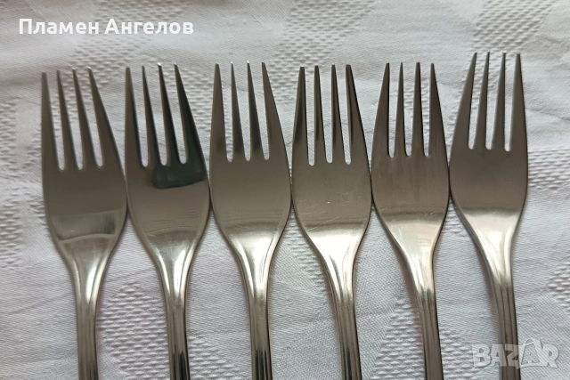 Комплект вилици от 6 броя "Петко Денев Габрово , снимка 6 - Прибори за хранене, готвене и сервиране - 53490017