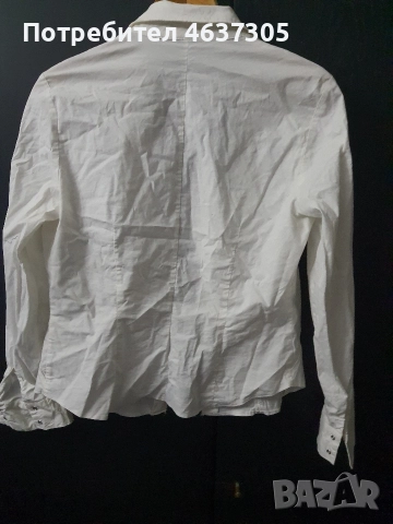 маркова ластична бяла риза , снимка 2 - Ризи - 52613541