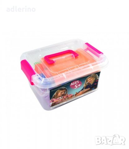 Кинетичен пясък 1 кг, с пясъчник и 8 форми, снимка 2 - Пластелини, моделини и пясъци - 34463830