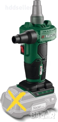 Акумулаторна въздушна помпа духалка Parkside, снимка 5 - Компресори - 52394644