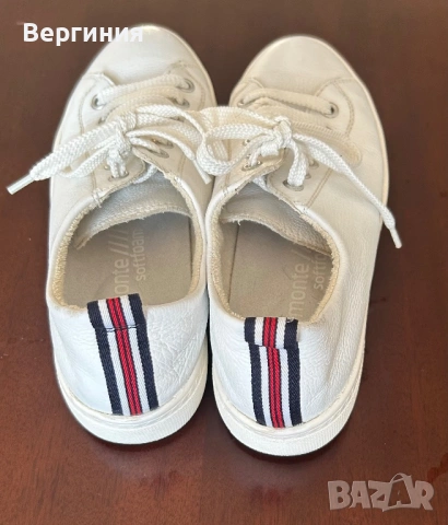 Бели кецове Remonte 38 номер, снимка 3 - Маратонки - 53810547