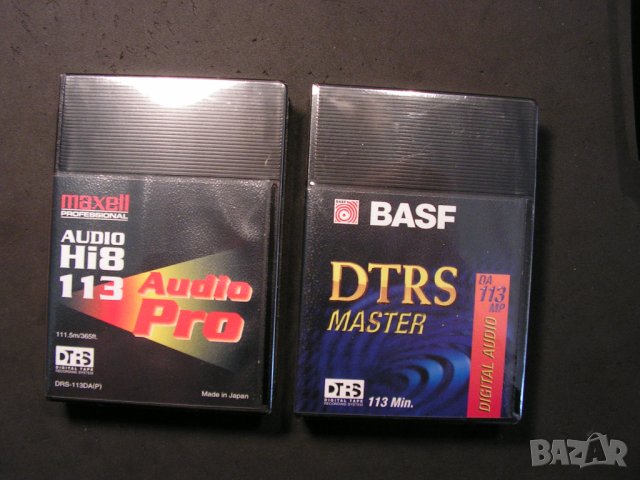 Нови цифрови касети BASF DTRS MASTER DA 113MP & maxell AUDIO Hi8 113