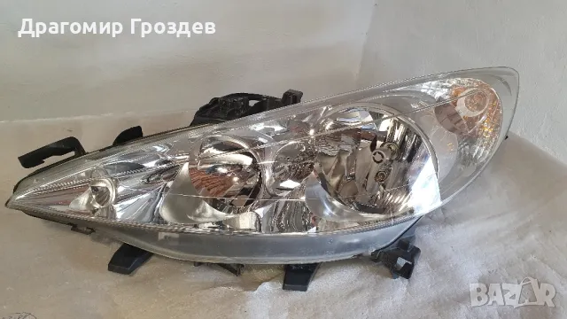 Оригинален, оборудван ляв фар за Пежо 207 / Peugeot 207