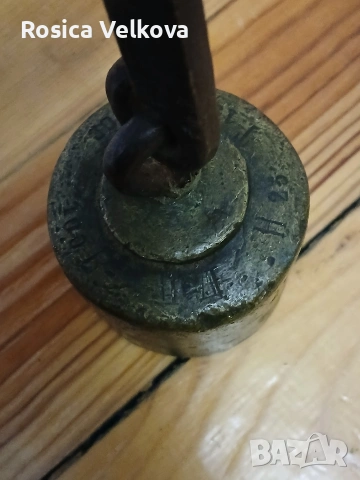 Стар ретро кантар с топуз , снимка 12 - Антикварни и старинни предмети - 53243306