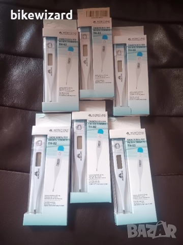 Лот от 6 електрически термометри НОВИ