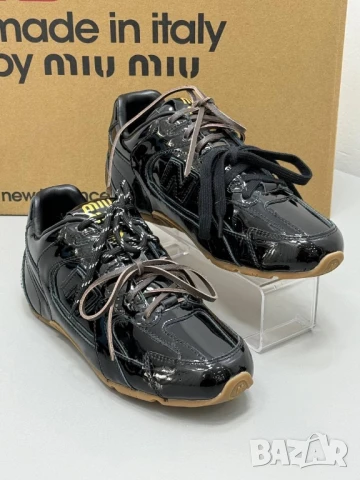 висококачествени дамски маратонки от естествена кожа miu miu new balance, снимка 6 - Маратонки - 51183645