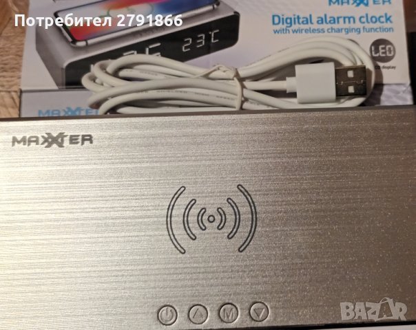 Цифров будилник,зарядно,LEDдисплей за iPhone X/XS/XR, iPhone 8, Galaxy S8/S7/S6 и други, снимка 7 - Apple iPhone - 44803117