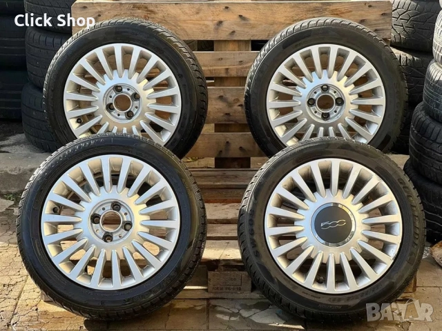 4х98 15 Цола Джанти Fiat 500 4x98, снимка 2 - Гуми и джанти - 52632994