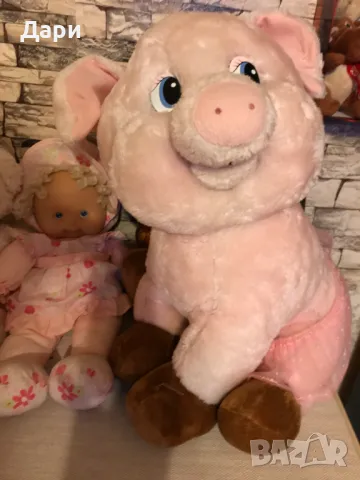 Голяма плюшена играчка-прасенце