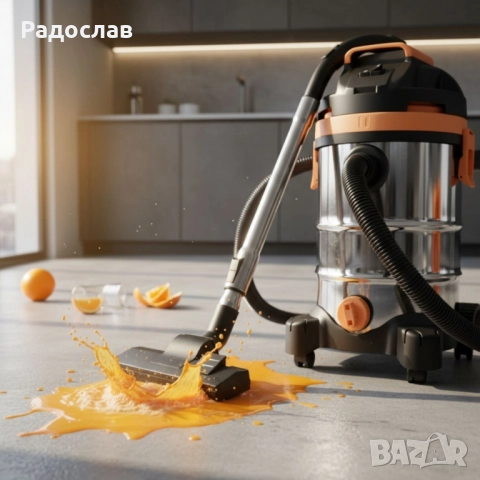 Stark’s IVC30 – Прахосмукачка 3 в 1 за сухо и мокро почистване с обдухване, 1500W и 30L резервоар.