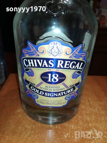 CHIVAS 18 years-празно шише за колекция 1606231015, снимка 3 - Колекции - 41203460