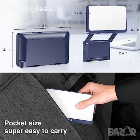 Ново Сгъваемо осветление за бизнес видеоконференции лаптоп разговори, снимка 5 - Други - 41952183