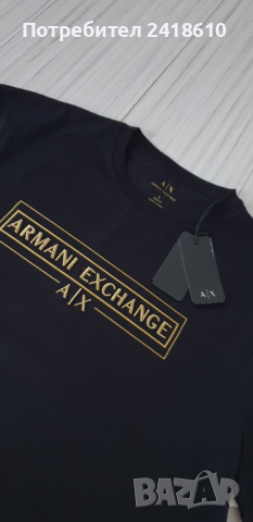 Armani Exchange A/X Cotton Mens Size L НОВО! ОРИГИНАЛ! Мъжкa Тениска!, снимка 1