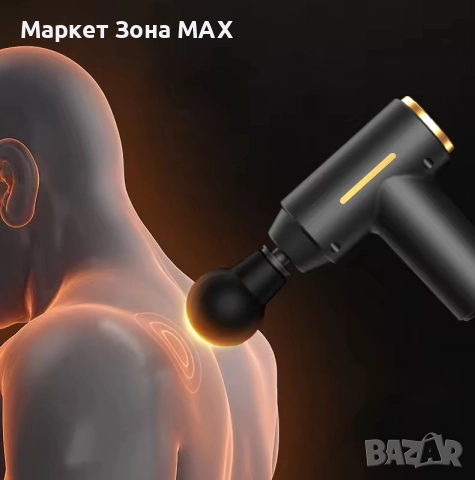 2026 Оригинален Масажор за цяло тяло Massage Gun – ефективно облекчение и релакс 5 скорости, снимка 3 - Масажори - 52919683