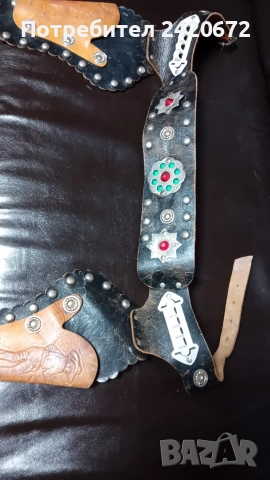 винтидж колан с кобур, снимка 6 - Колани - 53399594
