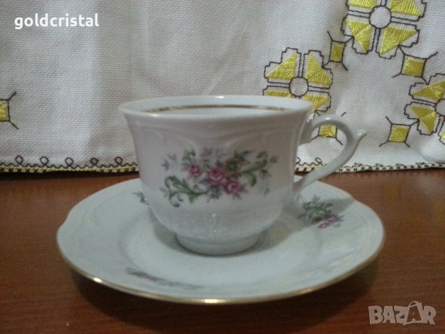 Сет за чай полски порцелан , снимка 3 - Антикварни и старинни предмети - 42136469