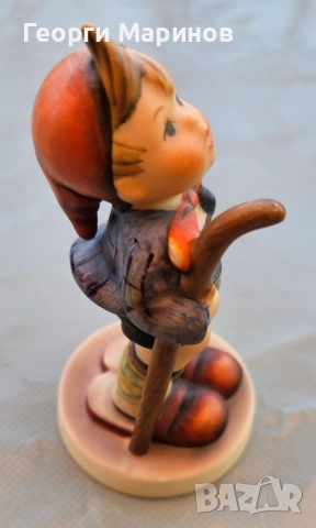 Goebel Hummel порцеланова фигура Little Hiker, 16 2/0, 1973 г., снимка 8 - Колекции - 51543001