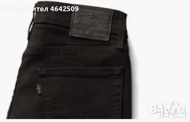 Оригинални Дамски Дънки Levi's Strauss Lot Skinny 721 Дънки Черни, снимка 4 - Дънки - 52425351