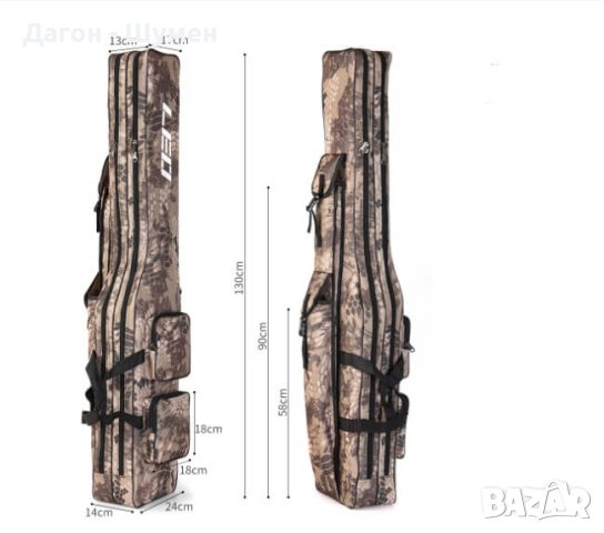 Калъф за въдици LEO - 1,30 м., снимка 10 - Такъми - 30808834