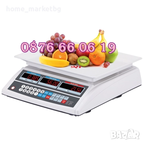 3 модела Кантар до 40 кг с метална платформа, електронна везна до 40 кг, снимка 2 - Друго търговско оборудване - 52178665