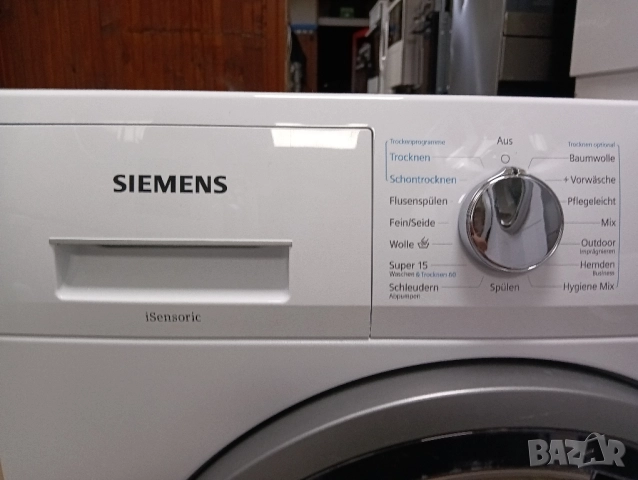 Като нова пералня със сушилня Сименс Siemens IQ500 A+++ 7/4кг 2 години гаранция!, снимка 2 - Перални - 52474779