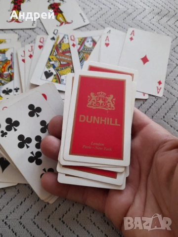 Карти за игра Dunhill, снимка 3 - Карти за игра - 53023411