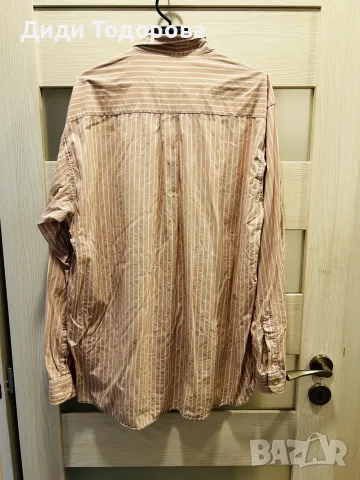 Унисекс памучна риза RIFLE на райе (Размер L / XL - Oversize), снимка 4 - Ризи - 55904091