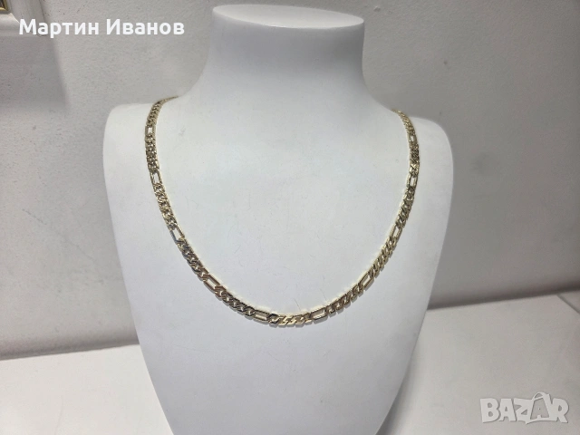 Златен плътен синджир, снимка 3 - Колиета, медальони, синджири - 53782398