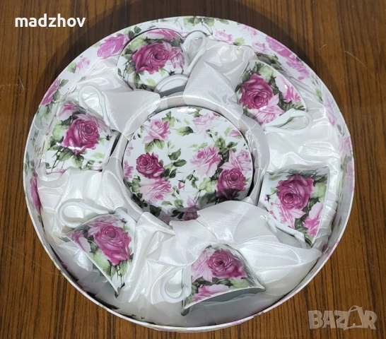 Сервиз чашки за кафе, снимка 2 - Сервизи - 52017126