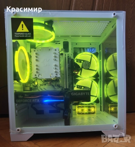 Геймърски компютър Ryzen 5500, GeForce RTX 3060ti,32gb ddr4,1tb ssd, снимка 5 - Геймърски - 52678267