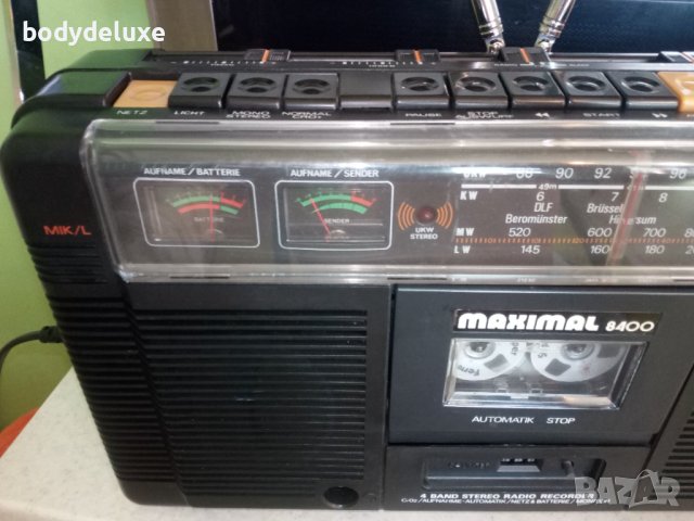 Maximal 8400 радио-касетофон, снимка 3 - Радиокасетофони, транзистори - 25938352