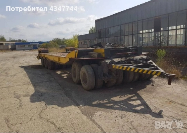 Тежкотоварно ремарке 80 тонно 