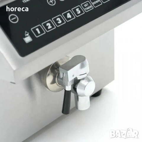 Индукционен фритюрник с една вана по 8 л. и автоматично повдигаща кошница, снимка 6 - Обзавеждане на кухня - 53823391