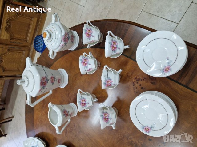 Уникален антикварен френски сервиз за кафе- ART DECO- LIMOGES  D.R.B., снимка 9 - Антикварни и старинни предмети - 41347667