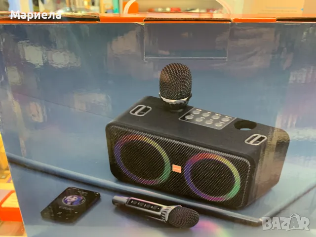 Bluetooth Колона с 2 микрофона 15W / Караоке Система с 2 Микрофона / , снимка 6 - Bluetooth тонколони - 49086034