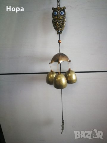 Вятърен звънец от метал Бухал , снимка 8 - Декорация за дома - 35950769