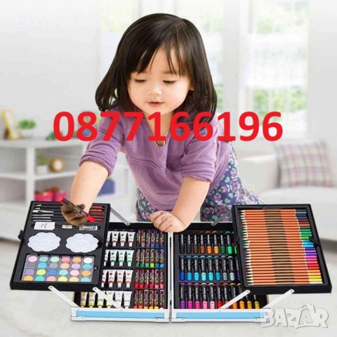 Детски комплект за рисуване в куфарче , снимка 2 - Рисуване и оцветяване - 41038459