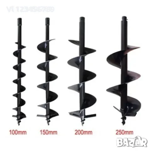 Свредел за почва /Бургия, свредло за Винтоверт/Моторен Свредел, снимка 3 - Градинска техника - 50760374