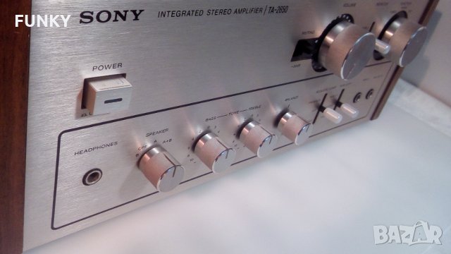 Sony TA-2650 Stereo Integrated Amplifier (1976-78), снимка 2 - Ресийвъри, усилватели, смесителни пултове - 34362596