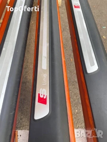 Лайсни прагове за Audi A6 S-line комби 2010 г Ауди оригинални, снимка 4 - Аксесоари и консумативи - 50860916