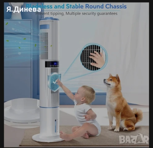 Вентилатор кула 65w, снимка 3 - Винтоверти - 50938969